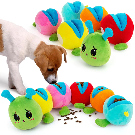 Luxe Snuffle Caterpillar- Interactive Enrichment Puzzle Toy