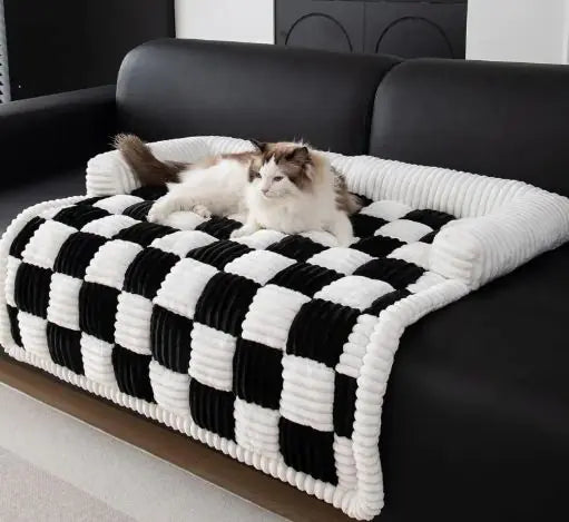 Checkered Couch Cover